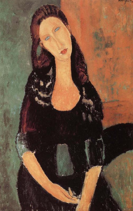 Amedeo Modigliani Portrait of Jeanne Hebuterne oil painting image